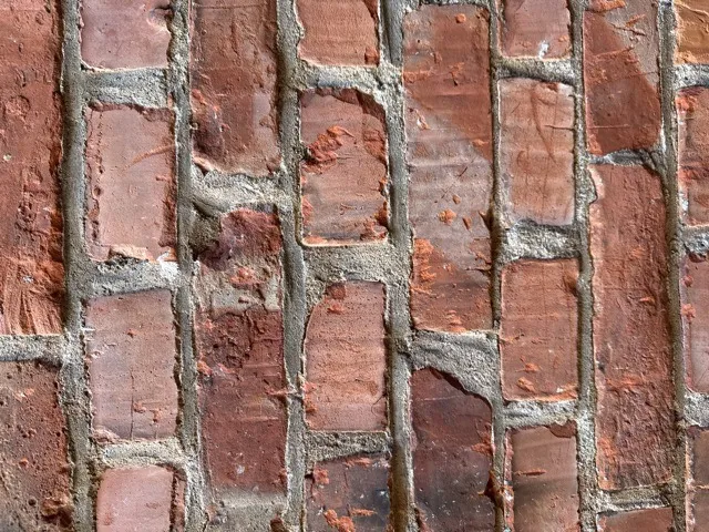 Voegwerk-defect op locatie